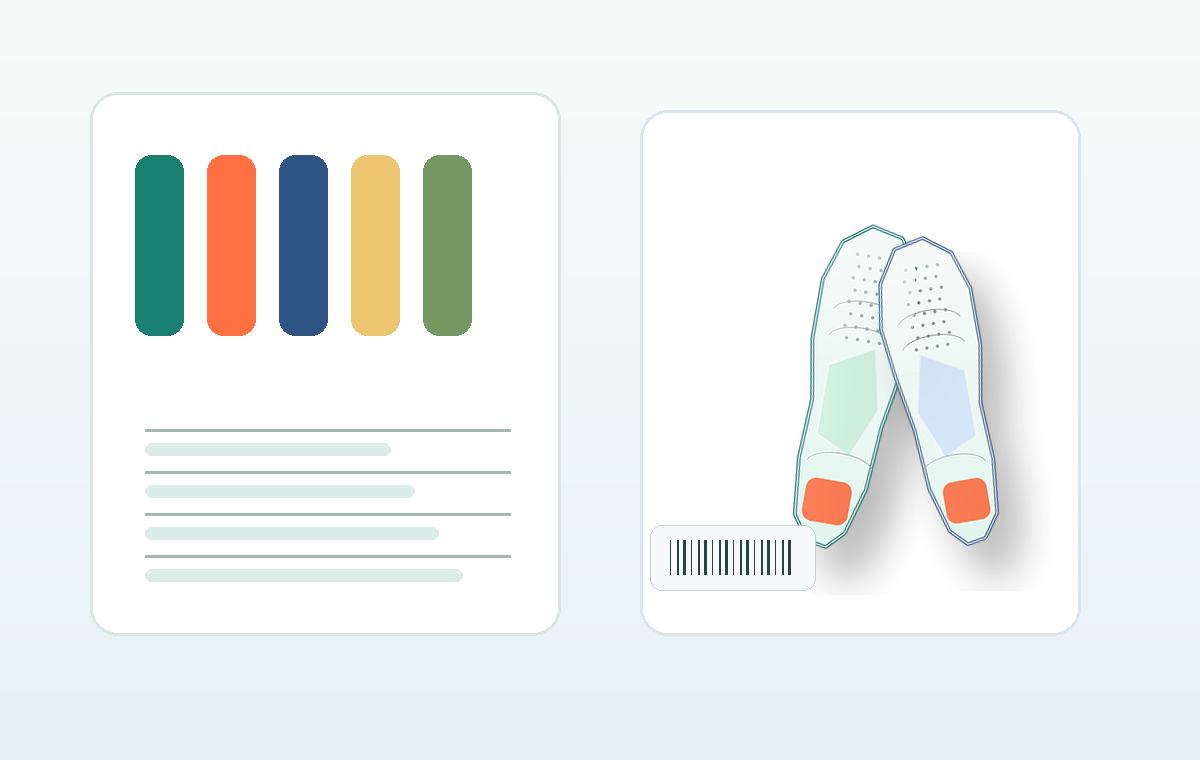 Custom insole sample development and private label packaging workflow